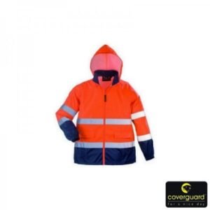 ENSEMBLE DE PLUIE HAUTE VISIBILITÉ (Orange)